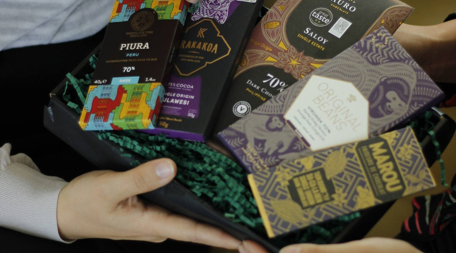 Last-Minute-Geschenk Schokoladen in einer Box