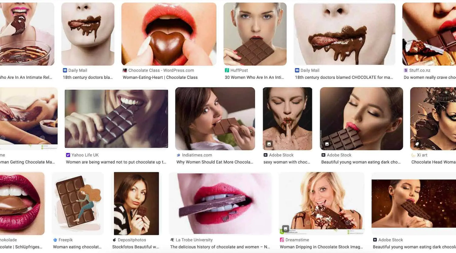 Gleichberechtigung Frauen Schokoladen-Branche: Google-Bilder-Suchergebnisse von 'Women in Chocolate'