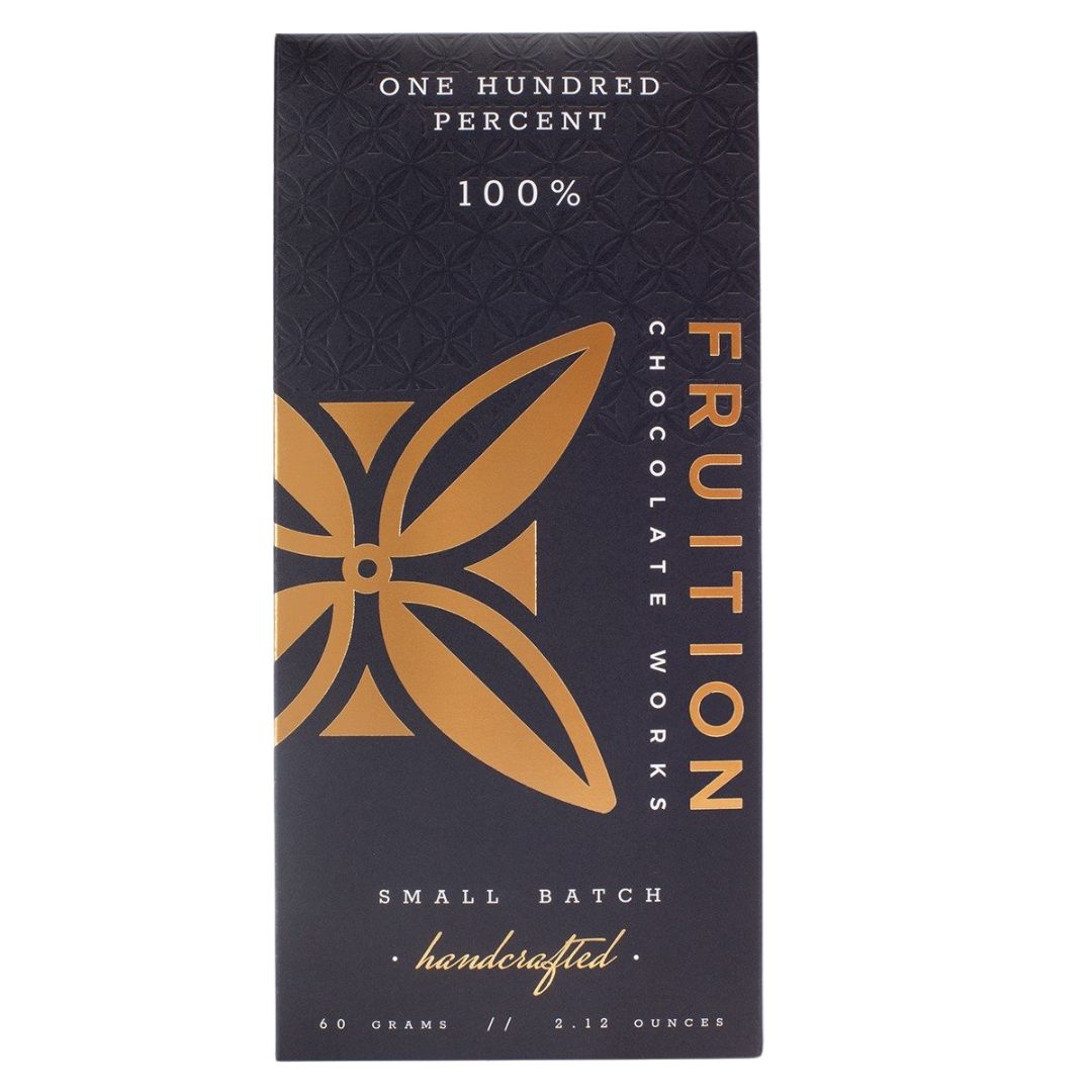 FRUITION CHOCOLATE WORKS – '100% Dark Chocolate Bar'