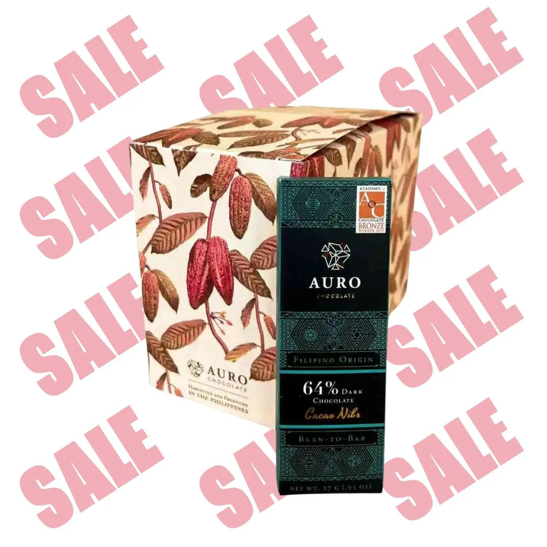 AURO – 'Dark chocolate with cocoa nibs 64%'