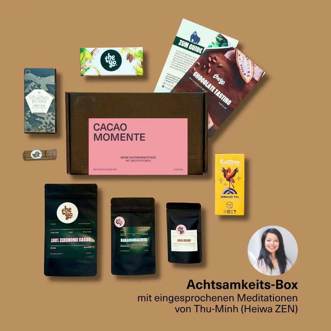 Cacao moments – mindfulness box (incl. meditation)