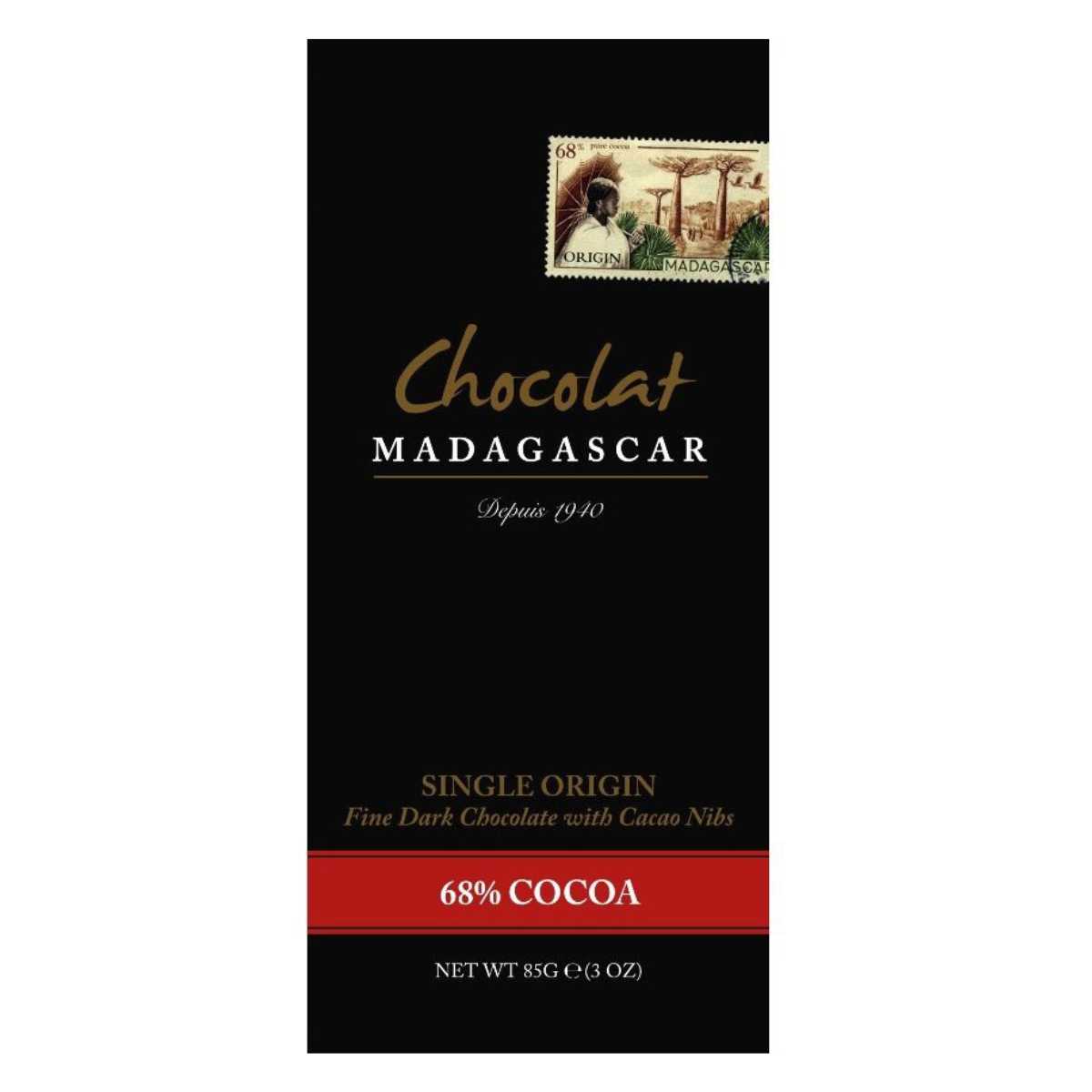 chocolat madagascar 68 nibs vegan