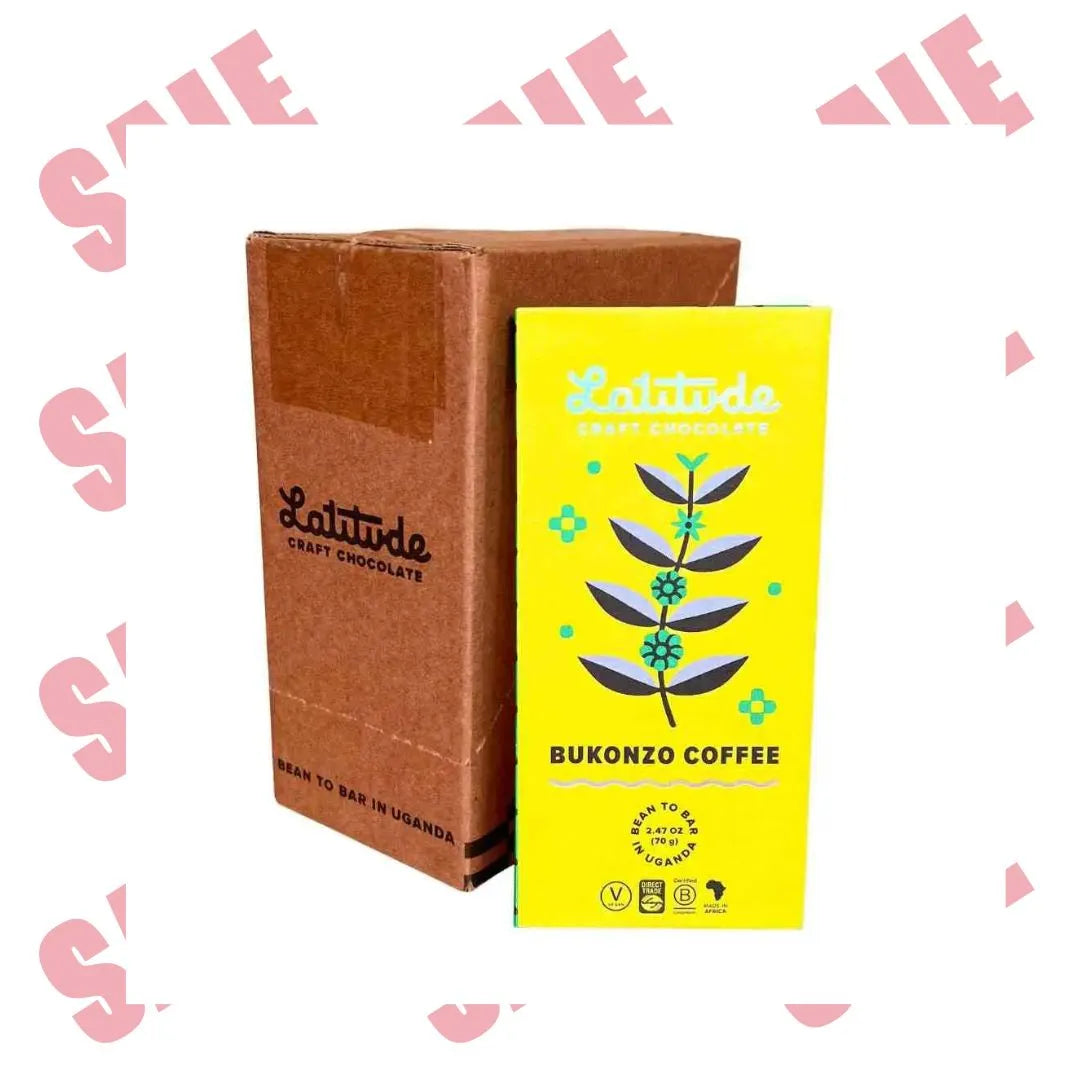 LATITUDE – 'Bukonzo Coffee 70% Uganda' | Pack of 12 (40% reduced!)