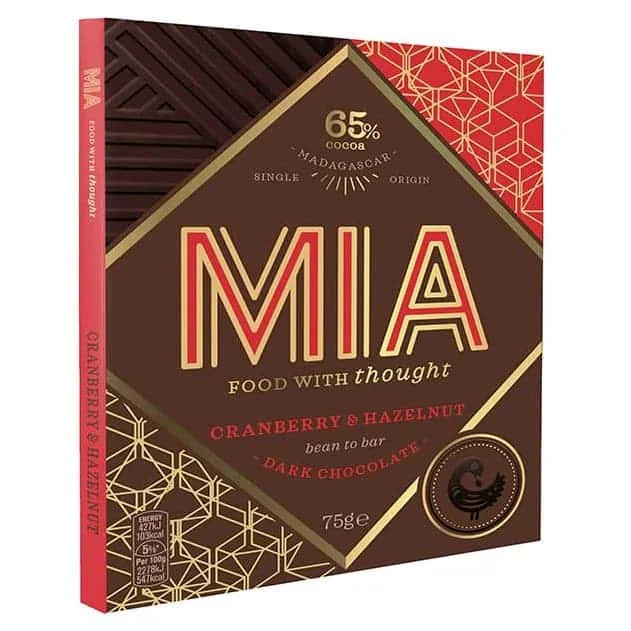 mia madagascar 65 dunkle schokolade cranberry hazelnut