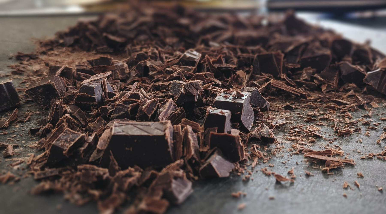 leckere hundertprozentige Schokolade