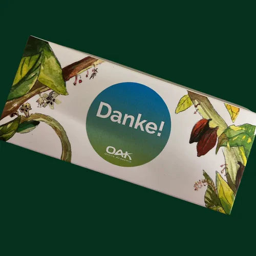 Ein Wertschätzendes Dankeschön der OAK mit nachhaltiger Theyo Schokolade