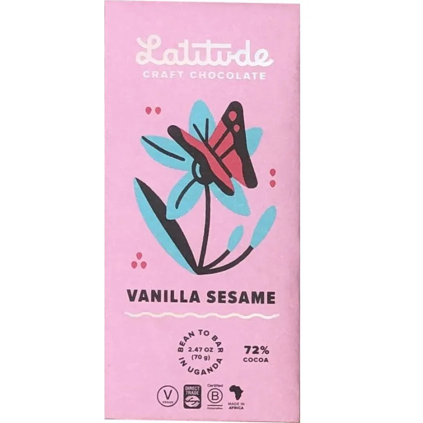LATITUDE – 'Vanille Sesam 72%'