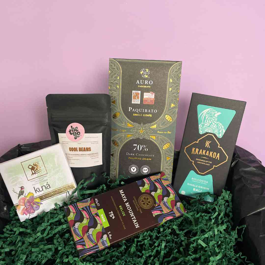 'Chocolate Made by Women' chocolate box