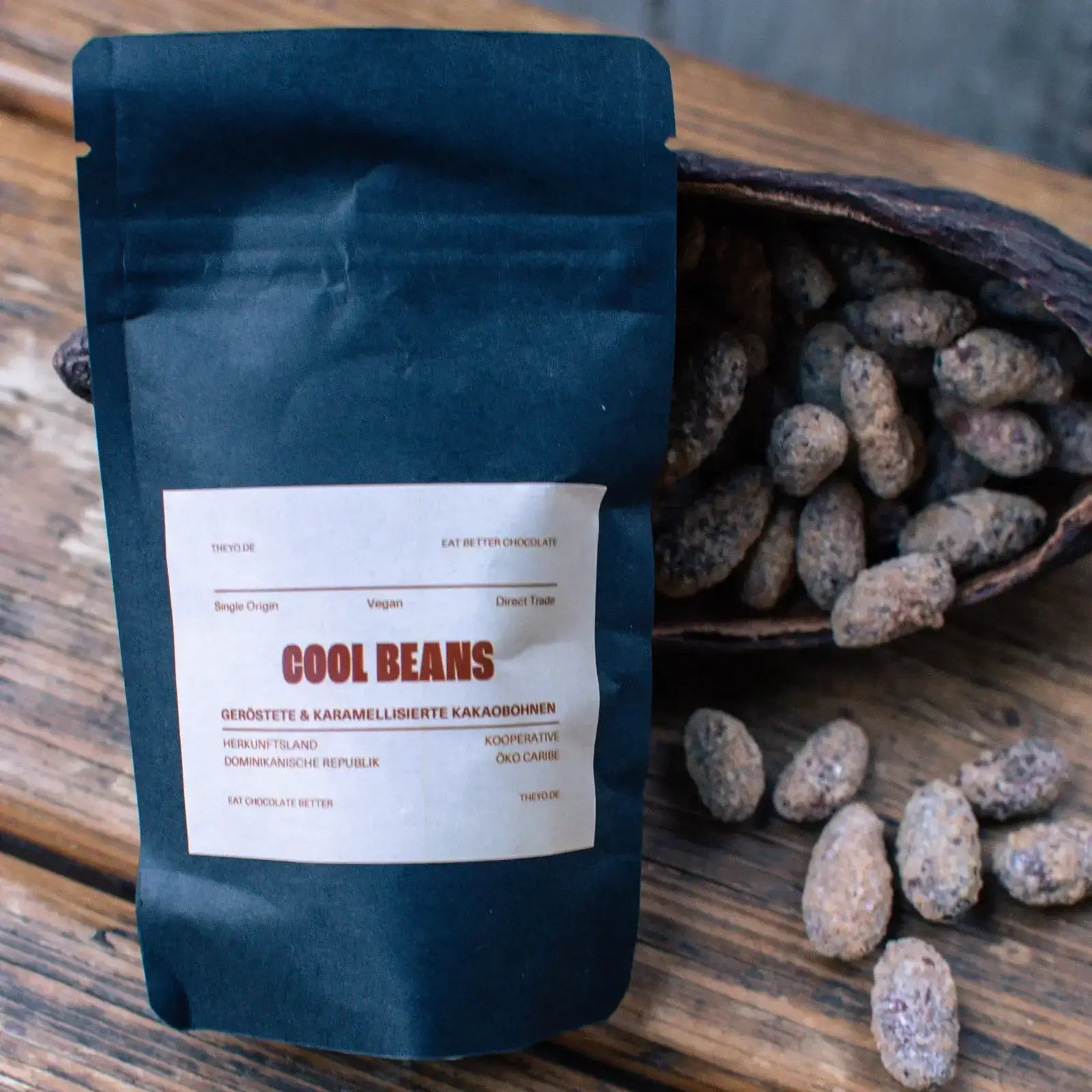 theyo-cool beans karamellisierte kakaobohnen
